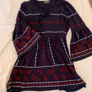 POL RED WHIT AND NAVY BLUE Top